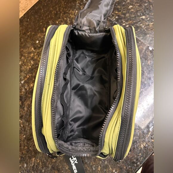 Atley James Harmon Toiletry Bag, Zipper Travel Cosmetic Bag, Olive Green NWT - Picture 4 of 9